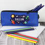 Personalised Space Blue Pencil Case, thumbnail 2 of 2