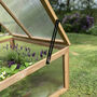 Wooden Framed Polycarbonate Coldframe With Foil Tape, thumbnail 5 of 9