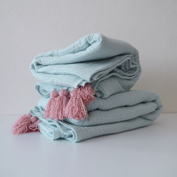 Four Layers Soft Cotton Muslin Blanket, 4 of 11