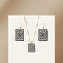 Matching Earrings And Necklace Set | Black And White, thumbnail 1 of 10