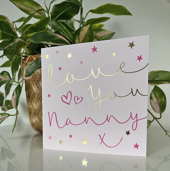 Starlight Love You Nanny Card, 2 of 2