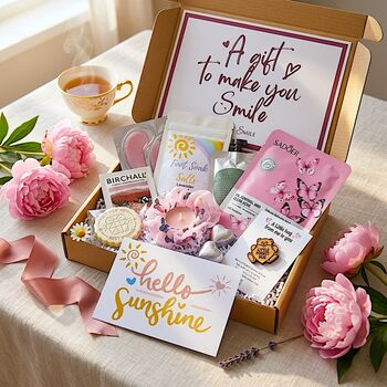 Hello Sunshine Butterfly Pamper Gift | Just For You Cheer Up Hug Box, 2 of 12