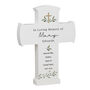 Personalised Botanical Cross Wooden Ornament, thumbnail 3 of 5