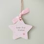 New Big Sister Gift Box Star Hanging Keepsake, thumbnail 4 of 12