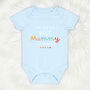 Bright You Are The Best Mummy Personalised Baby Vest, thumbnail 4 of 5