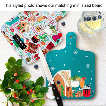 Heat Resistant Chopping Board Large Christmas, 4 of 6