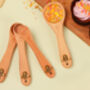 G Decor Set Of Four Bee Measuring Spoons, thumbnail 1 of 7