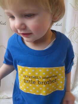 Little Sister And Little Brother Short Sleeve T Shirt, 4 of 4