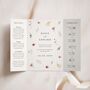 Flora Gatefold Wedding Invitations, thumbnail 1 of 5