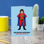 Design Your Own Superwoman Teacher Personalised Card, thumbnail 1 of 2