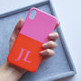 Personalised Pink And Orange Phone Case, thumbnail 4 of 5