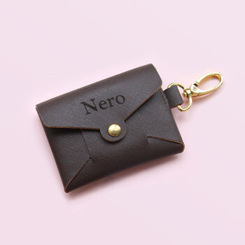 Personalised Vegan Leather Dog Treat Bag, 4 of 7