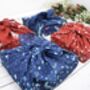 Christmas Furoshiki Fabric Wrap Set Of Three, thumbnail 9 of 9