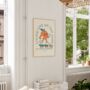 Living Life On The Edge Of A Mental Breakdown Wall Print | Seafoam And Cream, thumbnail 2 of 3