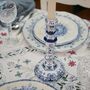 Chinoiserie Blue And White Porcelain Dutch Candlestick, thumbnail 6 of 8