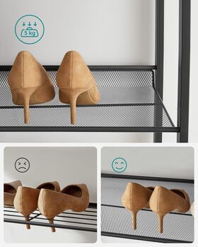 Stackable Shoe Rack With Adjustable Shelves, 9 of 10