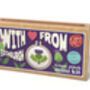 With Love From Edinburgh Thistle Mini Matchbox Cross Stitch Kit, thumbnail 3 of 5