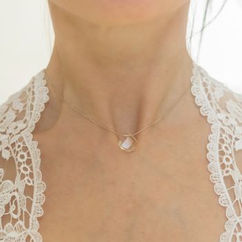 Keimau Gemstone On Fine Chain Necklace, 7 of 12