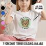 Yorkshire Terrier Children T Shirt, thumbnail 1 of 8