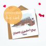 Valentines Aston Villa Personalised Card, thumbnail 1 of 5