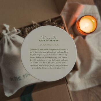 Personalised 18th Birthday Candle Gift Set, 2 of 7