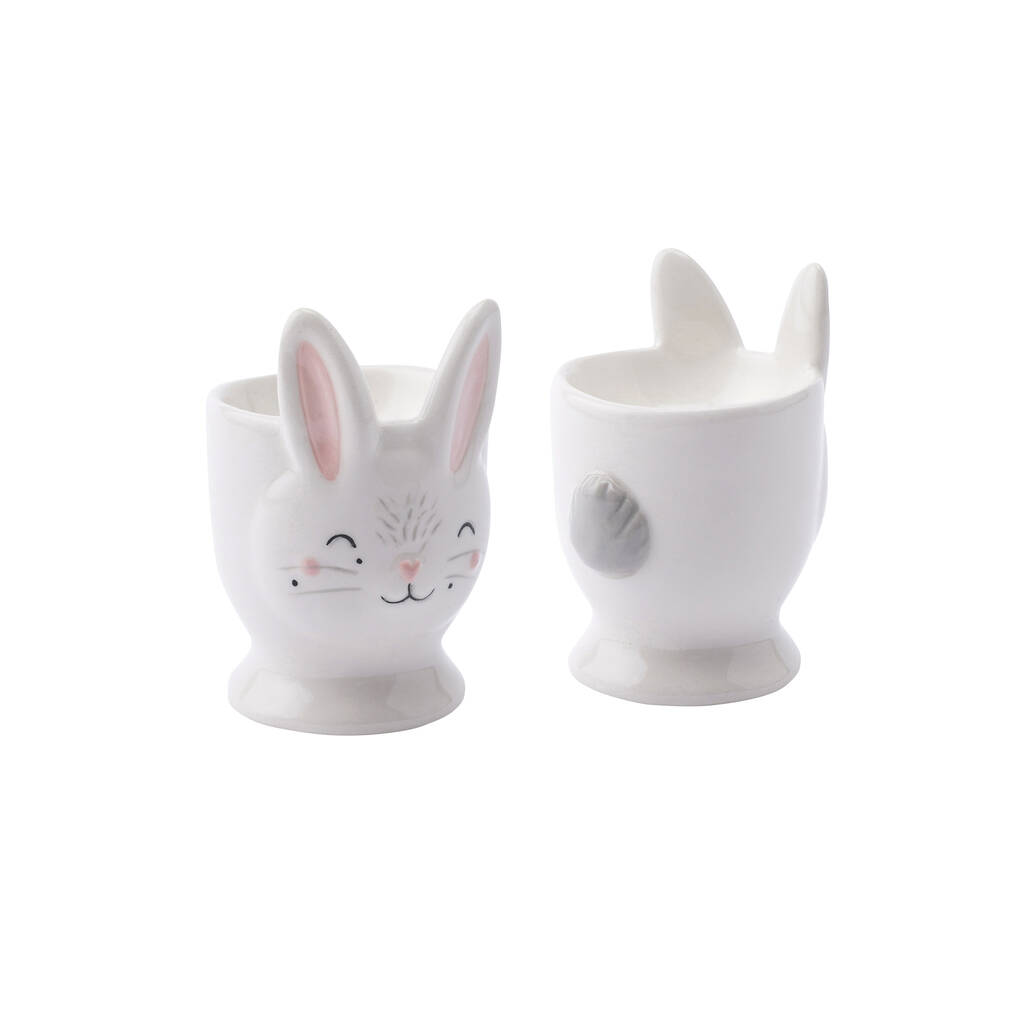 Easter Bunny Ceramic Egg Cup With Gift Box