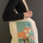 Fox Cotton Tote Bag, thumbnail 1 of 2