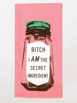 Bitch I Am The Secret Ingredient Tea Towel, 3 of 4