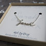 Personalised Handwriting Necklace, thumbnail 9 of 12