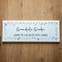 Personalised Wildflower Garden Sign Gift For Grandparents, thumbnail 3 of 5