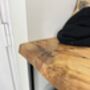 Handcrafted Shoe Rack With Spalted Beech Shelf, thumbnail 3 of 10