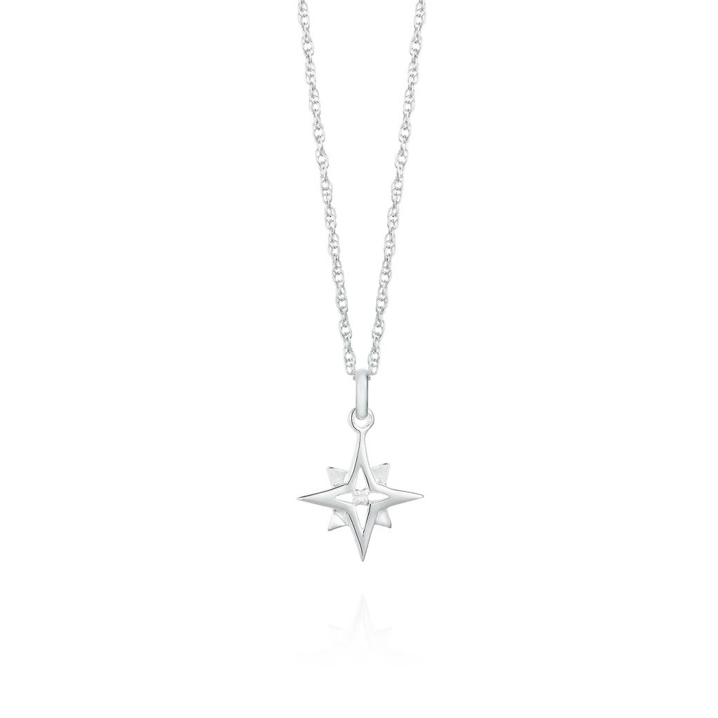 Compass Star Necklace By Yasmin Everley Jewellery
