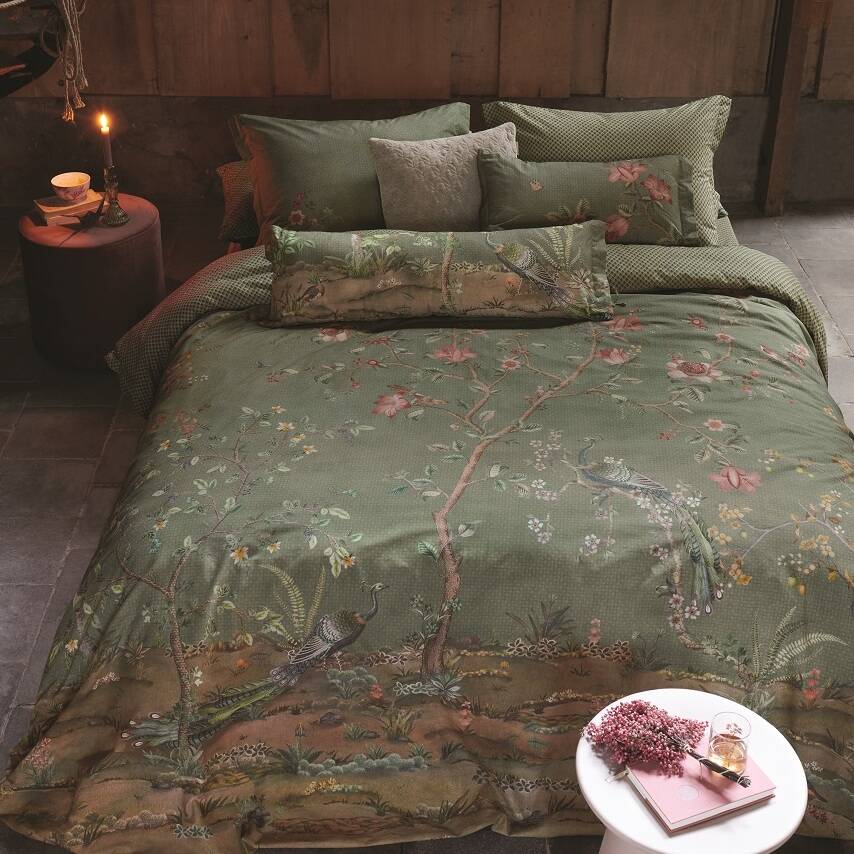 Pip Okinawa Green Double Duvet Cover Set By Bell & Blue