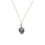 Abstract Face Monogram Art Sterling Silver Necklace, thumbnail 9 of 9