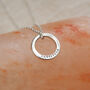 Women's Personalised Circle Pendant Necklace, thumbnail 1 of 7
