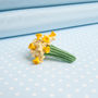 Hand Painted Daffodil Brooch Selection, thumbnail 3 of 8