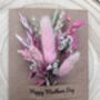 Happy Mothers Day Dried Flower Card, thumbnail 4 of 6