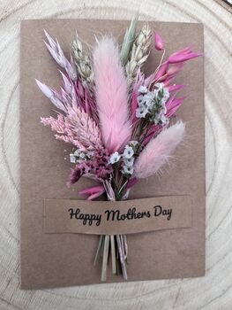 Happy Mothers Day Dried Flower Card, 4 of 6