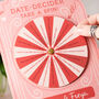 Personalised Couples Spinning Date Decider, thumbnail 2 of 3