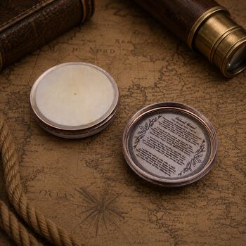 Personalised Three Inches 47th Birthday 100 Year Calendar Compass, 7 of 12