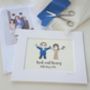 Personalised Couple Cotton Anniversary Embroidered Art, thumbnail 10 of 12