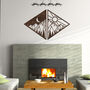 Day And Night Triangle: Wooden Wall Art Masterpiece, thumbnail 5 of 12