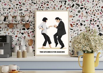 Pulp Fiction Print | This Kitchen Is For Dancing Sign, 2 of 4