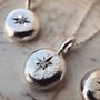 Silver North Star Diamond Pendant, thumbnail 2 of 10