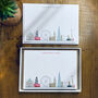 London Skyline Personalised Note Cards, thumbnail 2 of 6