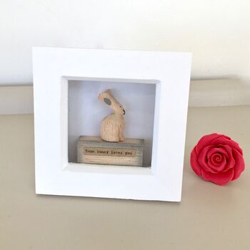 Love You Bunny Framed Picture, 2 of 3