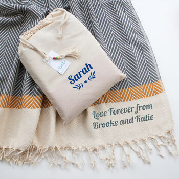 Personalised Throw Blanket, Gift For Christmas, 2 of 12