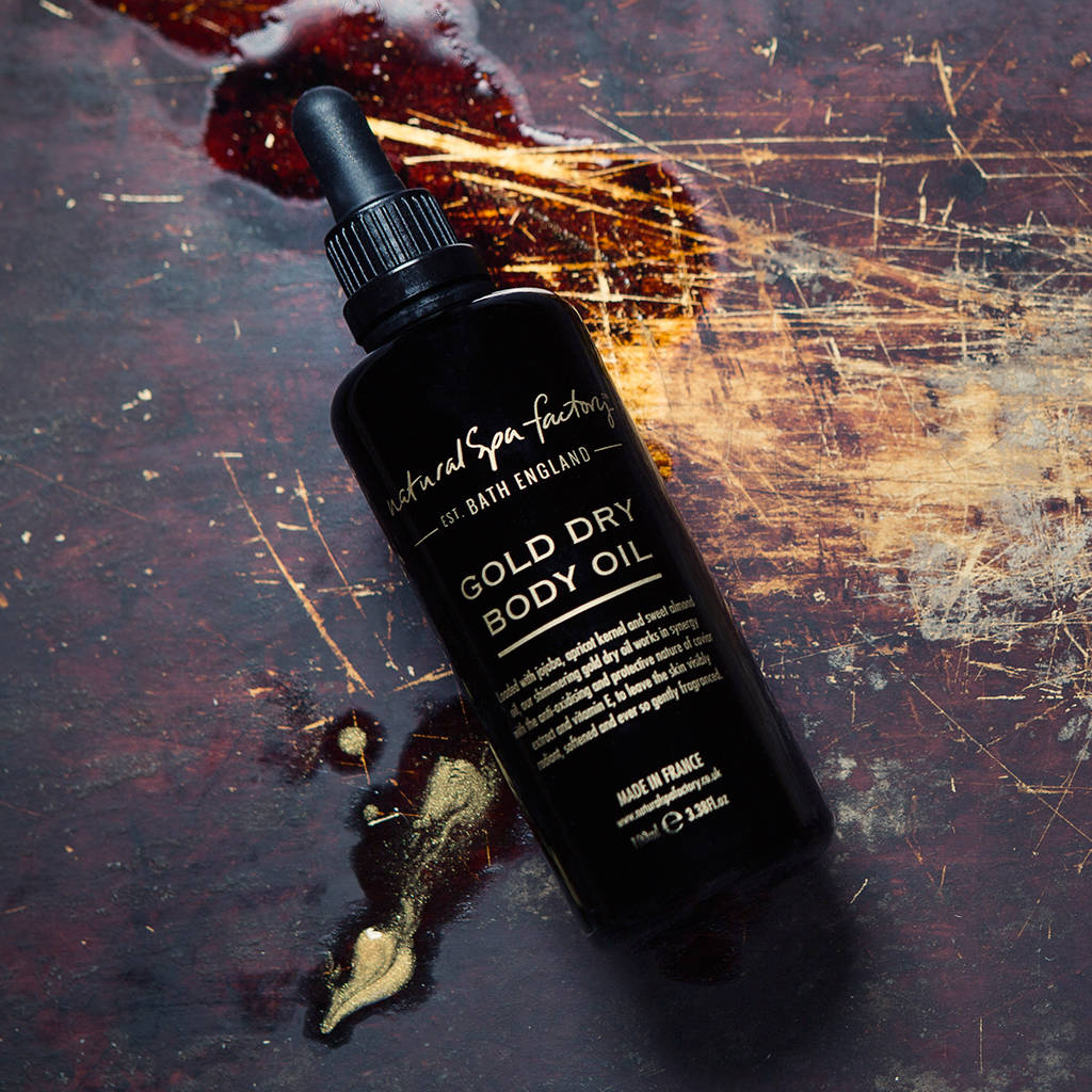 Gold Dry Body Oil By Natural Spa Factory