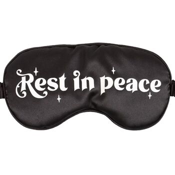 Rest In Peace Satin Sleep Mask, 2 of 3