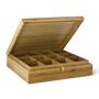 Tea Boxes Highest Quality In Bamboo Stained Natural, thumbnail 1 of 6